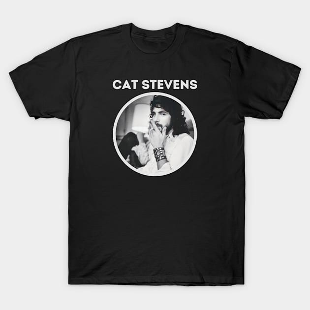 cat stevens ll grey T-Shirt by claudia awes